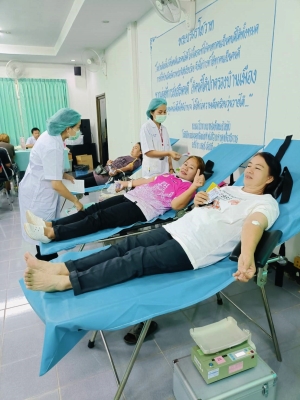 ตำบลห้วยขะยุงร่วมบริจาคโลหิต