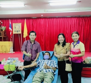 ตำบลห้วยขะยุงร่วมบริจาคโลหิต